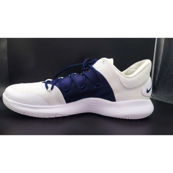 Nike Hyperdunk X Low TB Size 17.5 Basketball Shoes White Navy AT3867-105 main image 6